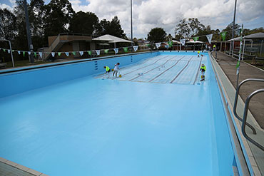 Wingham Swimming Pool NSW - Commercial Pool Re-coating | Jim Ashton Painting